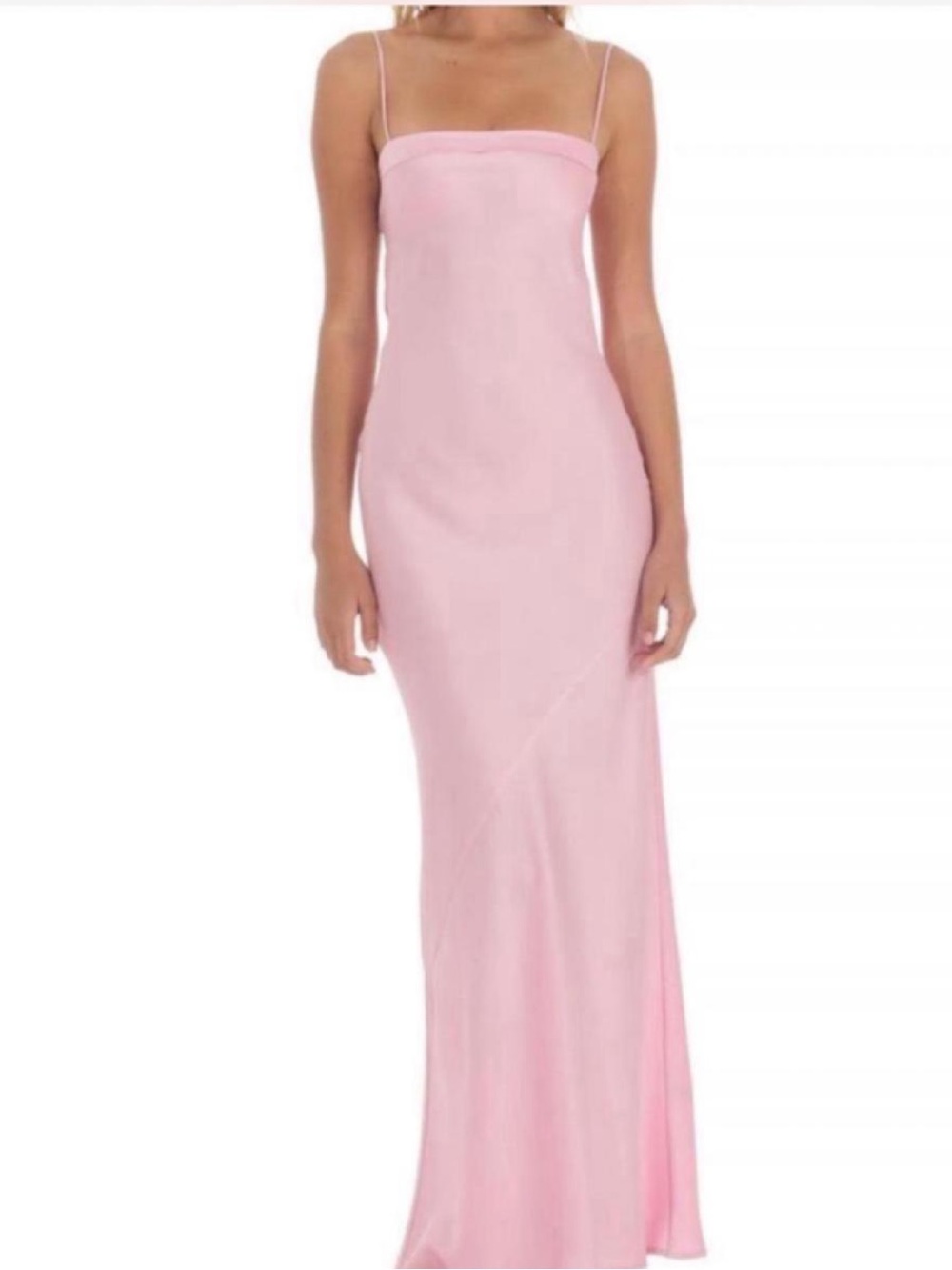 Lucy in the Sky Blush Pink Maxi Slip Dress